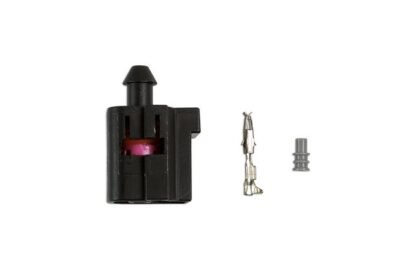 KIT COM 15 CONECTORES FÊMEA ELÉTRICOS VW GROUP DE 1,5 MM E 1 PINO