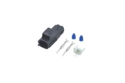 CONECTOR MACHO MULTIFUNCIONAL DE 2 PINOS PARA USO ELÉTRICO VOLVO, PACOTE COM 10 UNIDADES.