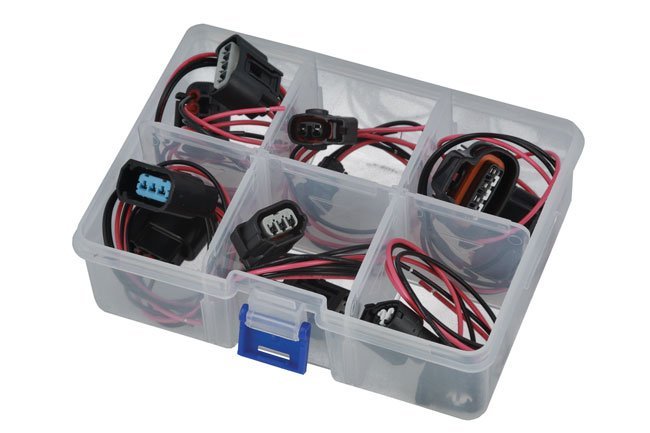 KIT DE CONECTORES DE CHICOTE DE BOBINE DE IGNIÇÃO VARIADOS (12 PEÇAS)