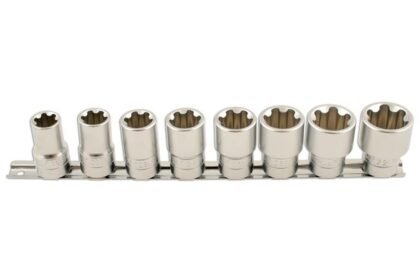 CONJUNTO DE CHAVE DE CAIXA TORX® PLUS 1/2"D 8PC