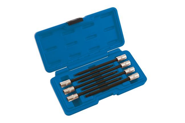 BIT DE CHAVE DE CAIXA EM ESTRELA DE EXTREMIDADE ESFERA LONGA CONJUNTO 1/4"D 7PC - Image 3