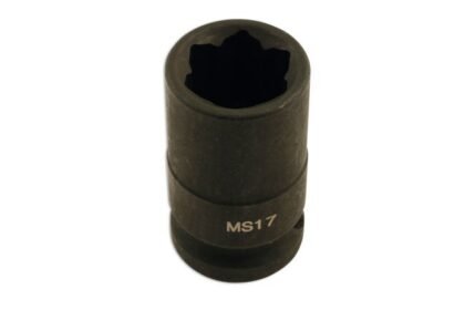 CHAVE DE CAIXA DA PORCA DA RODA CONVEXA 17MM