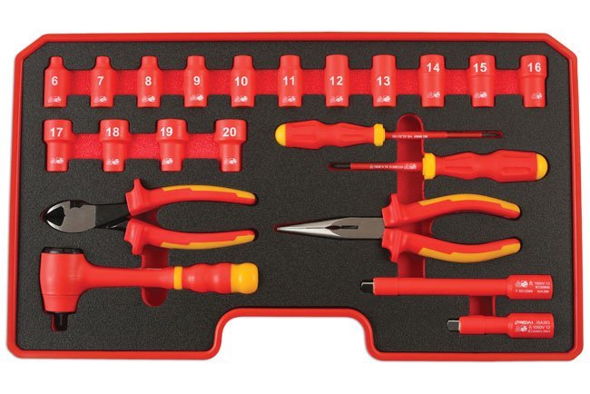 KIT DE FERRAMENTAS ISOLADAS 3/8"D 22PC - Image 3