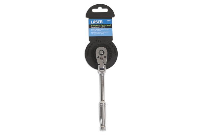 ROQUETE EXTRA LONGA DE CABEÇA FLEXÍVEL 1/4"D - Image 5