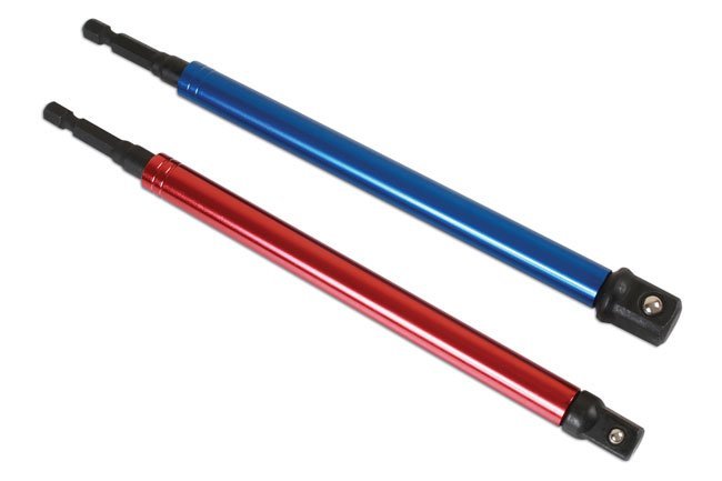 CONJUNTO DE ADAPTADORES DE CHAVE DE CAIXA, MANGA ROTATIVA 3/8"D, 1/2"D 2PC - Image 3