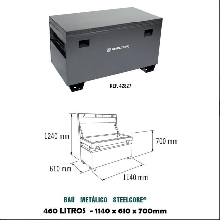 Bau Metalico Target Steelcore 42827 1140x610x700mm - Image 2