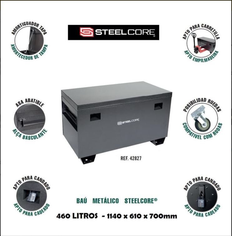 Bau Metalico Target Steelcore 42827 1140x610x700mm - Image 3
