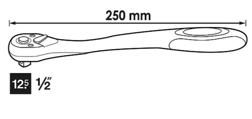 Roquete Reversível De Dentado Fino - Image 3