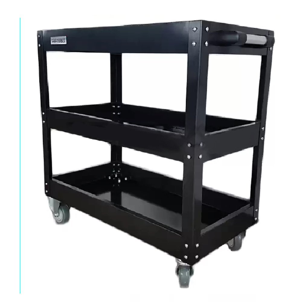 Carro De Oficina 3 Prateleiras (Max 80Kg)