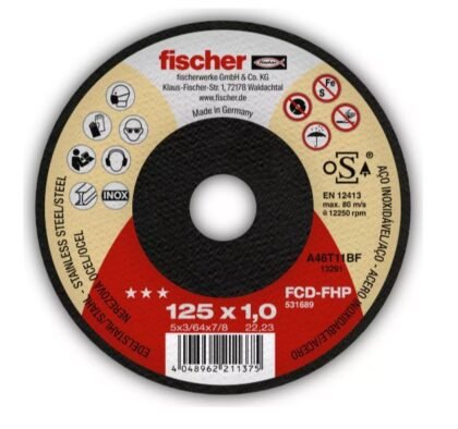Disco Fcd-Fhp 125X1X22,23 Inox 25Und