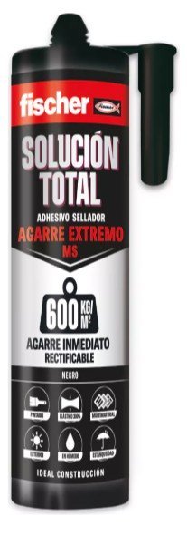 Cola E Veda Solução Total Agarre Extremo Preto