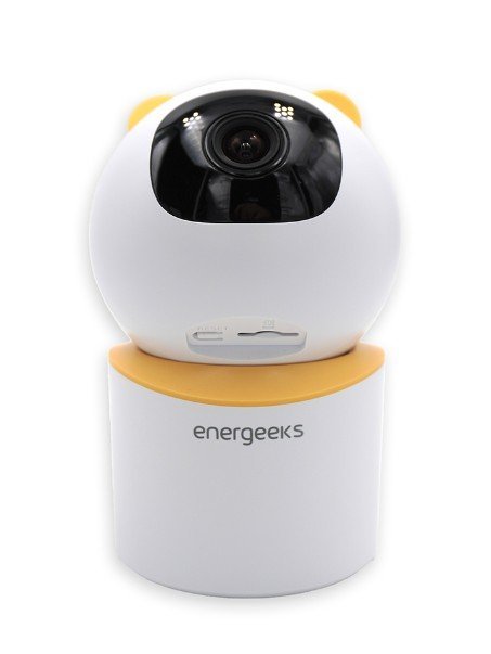 ENERGEEKS - Câmara Wi-Fi motorizada interior 1080P Sentinel KIDS Detecção de movimento com filtro de humanos Detecção de som (babycam) Sensor de temperatura e humidade Canções de embalar incorporadas ONVIF - Image 3
