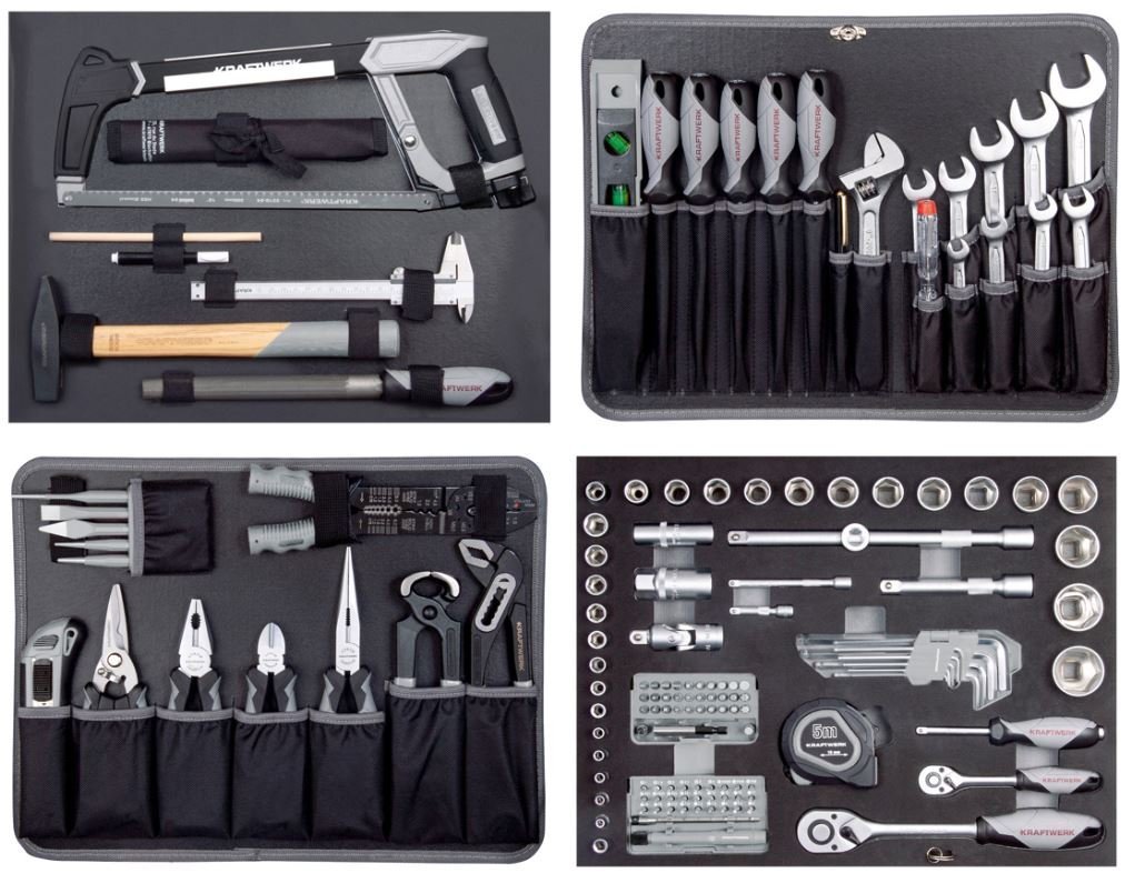 Mala de Ferramentas B147, 1/4"+1/2", 158 pcs - Image 2