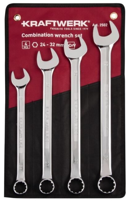 Jogo Chaves Combinadas 4-pcs COMBI de 24-32 mm em Bolsa