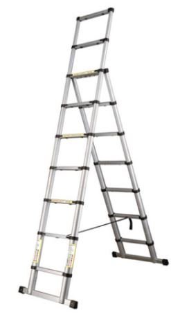 ESCADA TELESCOPICA DUPLA