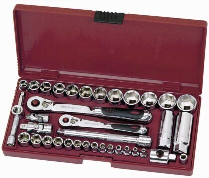 JOGO CHAVES CAIXA 37-PCS 1/4+3/8" DR. EXTREME