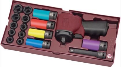 Conjunto 18 Chaves de Impacto COMPLETO 1/2"