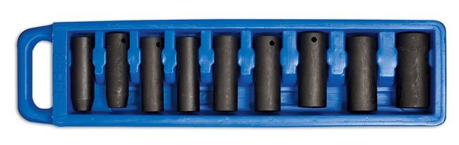 CONJUNTO DE CHAVE DE CAIXA DE IMPACTO LONGA 1/2"D 9PC - Image 2