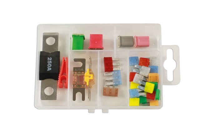 CONJUNTO DE FUSÍVEIS DE EMERGÊNCIA PARA TESLA (29 PEÇAS) - Image 2