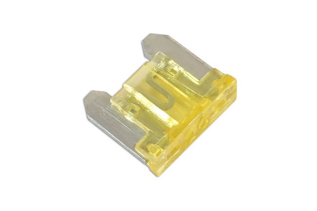 FUSÍVEIS DE LÂMINA MINI DE BAIXO PERFIL 20A, AMARELOS, PACOTE COM 25 UNIDADES - Image 2