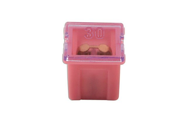 FUSÍVEIS DE CARTUCHO TIPO J DE BAIXO PERFIL, 30 A, ROSA, PACOTE COM 10 UNIDADES.