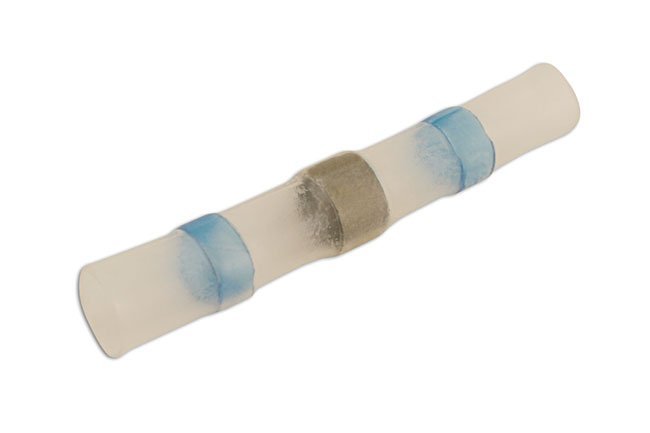 CONECTOR DE EMENDA TERMORRETRÁTIL AZUL PARA SOLDA, 100 UNIDADES - Image 2