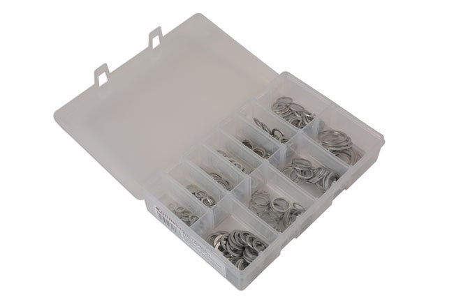CAIXA COM 260 ANILHAS DE ALUMÍNIO SORTIDAS - Image 4