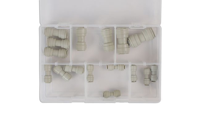 CONJUNTO DE 16 ACOPLAMENTOS DE ENCAIXE RÁPIDO IMPERIAIS SORTIDOS, RETOS. - Image 3