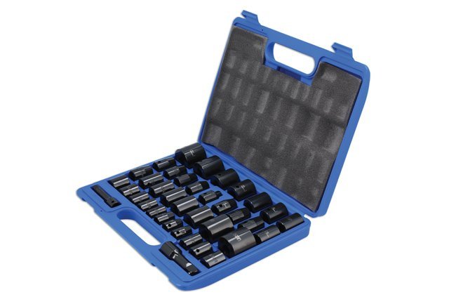 CONJUNTO DE CHAVE DE CAIXA DE IMPACTO 3/8"D, 1/2"D 37PC - Image 4