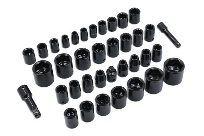 CONJUNTO DE CHAVE DE CAIXA DE IMPACTO 3/8"D, 1/2"D 37PC - Image 7