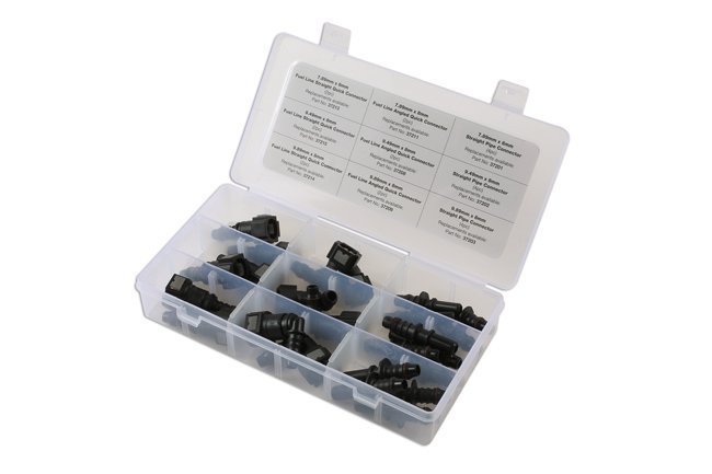 CONJUNTO DE 24 CONECTORES RÁPIDOS PARA LINHAS DE COMBUSTÍVEL, RETOS E ANGULARES - Image 2