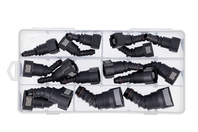 CONJUNTO DE 16 CONECTORES RÁPIDOS PARA LINHA DE COMBUSTÍVEL COM ÂNGULO DE 45° - Image 2