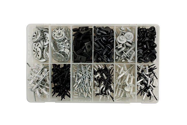 CONJUNTO DE 400 PEÇAS DE FIXADORES METÁLICOS VARIADOS PARA OFICINA MECÂNICA - Image 5
