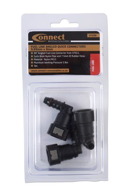 CONECTORES RÁPIDOS DE LINHA DE COMBUSTÍVEL COM ÂNGULO DE 90° 9,89 X 8 MM (3 PEÇAS) - Image 3