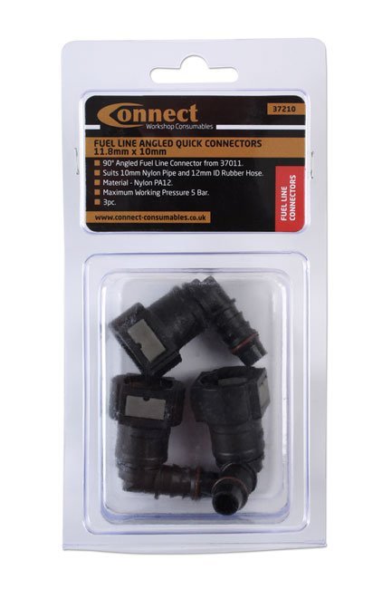 CONECTORES RÁPIDOS PARA LINHA DE COMBUSTÍVEL COM ÂNGULO DE 90° 11,8 X 10 MM (3 PEÇAS) - Image 3