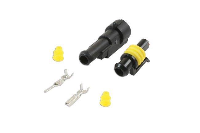 KIT DE CONECTORES ELÉTRICOS AUTOMOTIVOS SUPASEAL DE 1 PINO COM 6 PEÇAS - Image 2