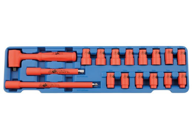 CONJUNTO DE CHAVES DE CAIXA ISOLADAS 3/8"D 17PC - Image 3