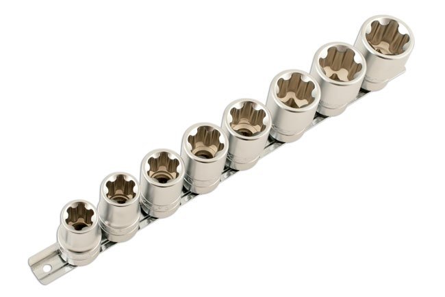 CONJUNTO DE CHAVE DE CAIXA TORX® PLUS 1/2"D 8PC - Image 4