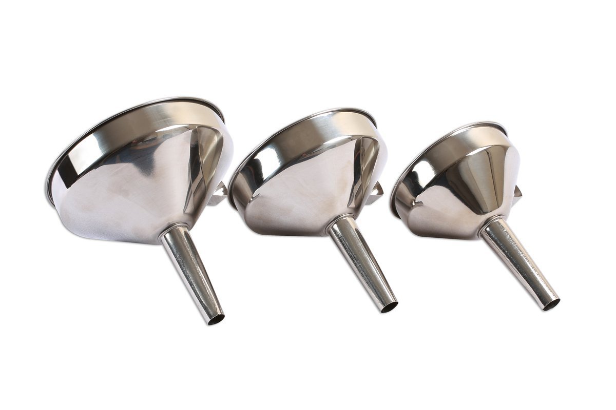 CONJUNTO DE FUNIL EM AÇO INOXIDÁVEL 3PC - Image 2
