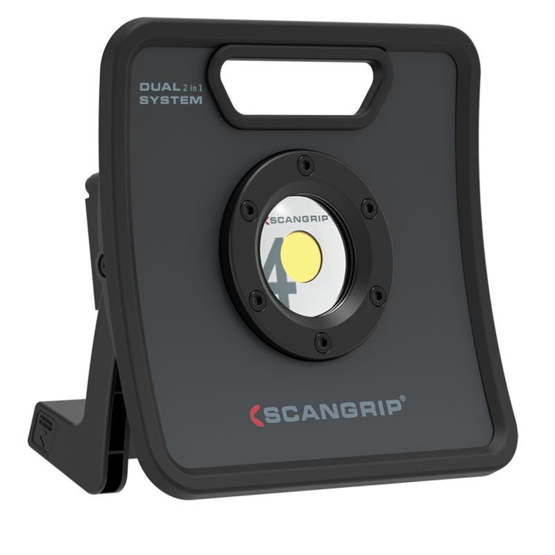 PROJETOR LED RECARGAVEL COM CABO E BATERIA 4000 LUMEN