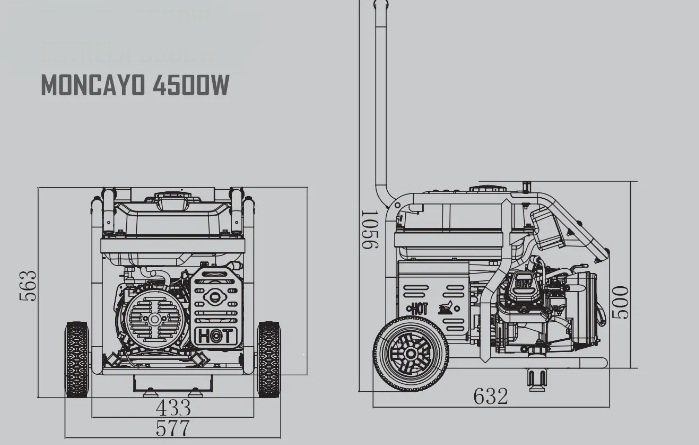 Gerador Gasolina Moncayo II 4,4kw - Image 4
