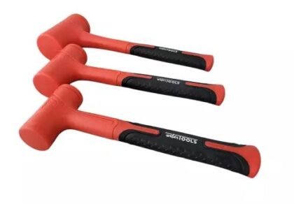 Kit 3 martelos de borracha sem ressalto