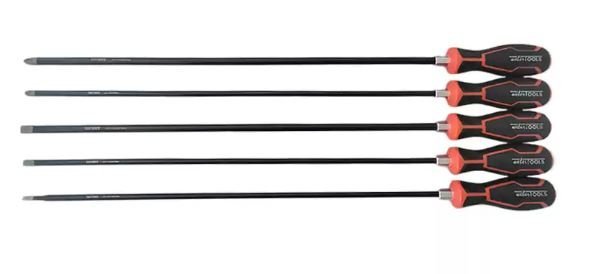 CONJUNTO DE CHAVES FENDAS LONGAS. 5 PCS