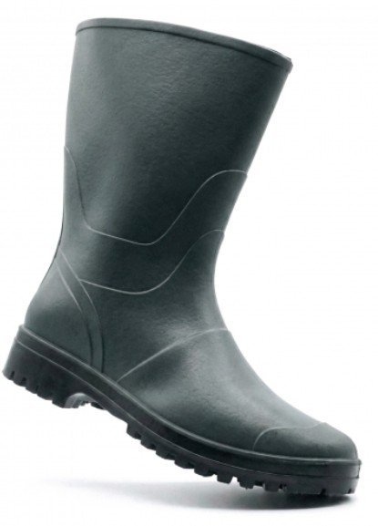 GALOCHA PVC VERDE CANO BAIXO 40