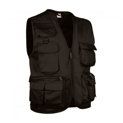 COLETE MULTIBOLSOS SARJA POL/ALG XL PRETO