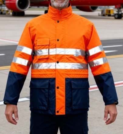 PARKA ALTA VISIBILIDADE 3 EM 1 BICOLOR L LRJ/AZ MAR
