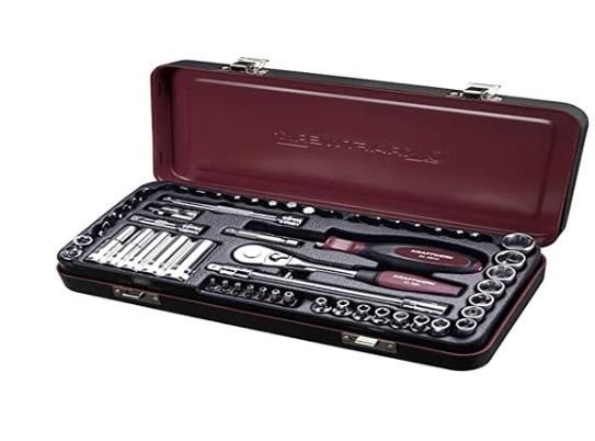 SOCKET WRENCH SET METALPRO, 1/4", 62 PCS.
