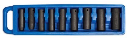 CONJUNTO DE CHAVE DE CAIXA DE IMPACTO LONGA 1/2"D 9PC