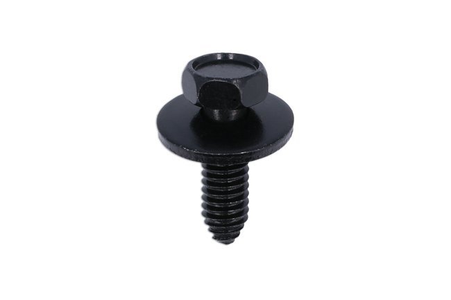 PARAFUSO DE CABEÇA SEXTAVADA PRETA COM ANILHA - PARA VAUXHALL OPEL (5 PEÇAS)