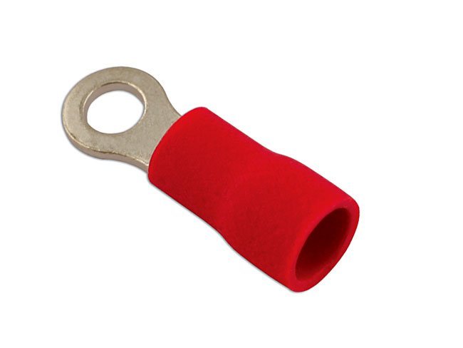 TERMINAL DE ANEL VERMELHO 3,2 MM, 100 UNIDADES - Image 2